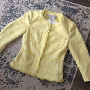 Banana Republic Yellow tweed jacket